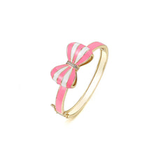 Load image into Gallery viewer, Pink Puffy Bow Bangle
